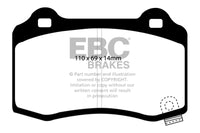 EBC 15+ Cadillac CTS 3.6 Twin Turbo Yellowstuff Rear Brake Pads