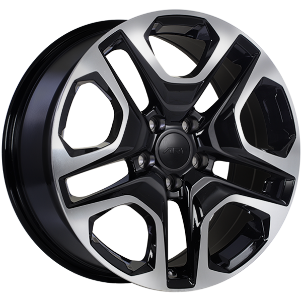 ART Replica 178 Gloss Black - Machined FaceR17818001 | Size: 18x8.0 | Bolt Pattern: 5x114.3 | Offset: 40 | Center Bore: 60.1