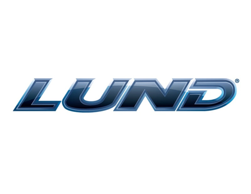 Lund 09-14 Ford F-150 SuperCrew 3in. Round Bent Steel Nerf Bars - Black