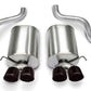 Corsa 2005-2007 Chevrolet Corvette C6 6.0L V8 Black Sport Axle-Back Exhaust