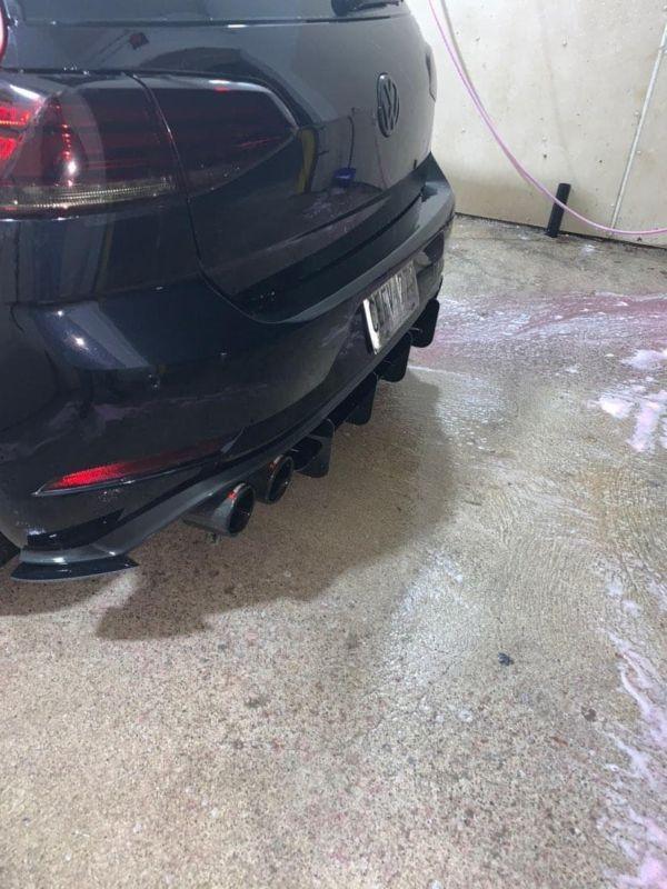 2018+ volkswagen golf GTI mk7.5 rear diffuser+Rear spats  Too Fast Autoparts