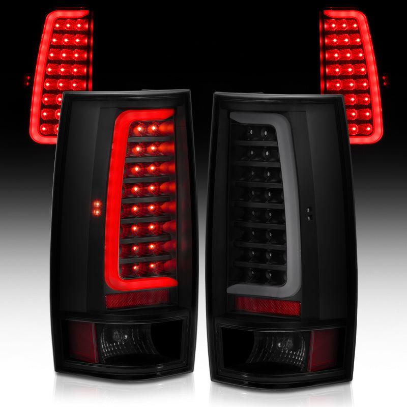 ANZO 2007-2014 Chevy Tahoe LED Taillight Plank Style Black w/Smoke Lens | Too Fast Autoparts | Order Online | Canada & USA Shipping