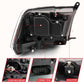 ANZO 2009-2018 Dodge Ram 1500 Projector Plank Style Switchback H.L Halo Black Amber (OE Style) | Too Fast Autoparts | Order Online | Canada & USA Shipping
