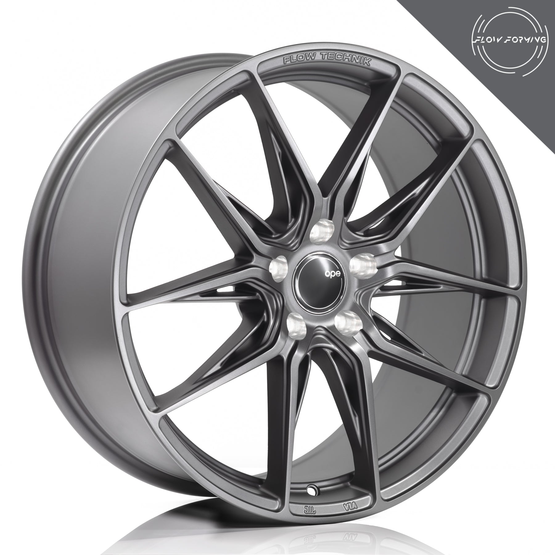 OPE Wheels TITAN Style With MATTE GUNMETAL Finish | Size - 19x10.0 | PCD - 5x114.3 | Offset - 35 | Bore - 73.1