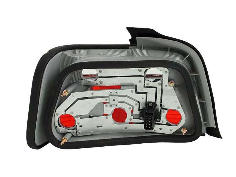 ANZO 1992-1998 BMW 3 Series E36 Sedan Taillights Red/Clear | Too Fast Autoparts | Order Online | Canada & USA Shipping