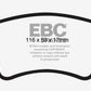 EBC 09-11 Audi A4 2.0 Turbo Greenstuff Rear Brake Pads