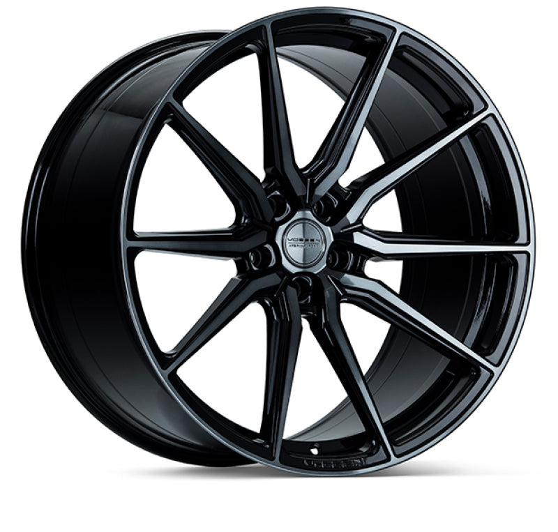 Vossen HF-3 22x10.5 / 5x112 / ET30 / Deep Face / 66.5 - Double Tinted - Gloss Black Wheel