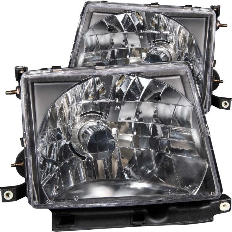 ANZO 1997-2000 Toyota Tacoma Crystal Headlights Black | Too Fast Autoparts | Order Online | Canada & USA Shipping