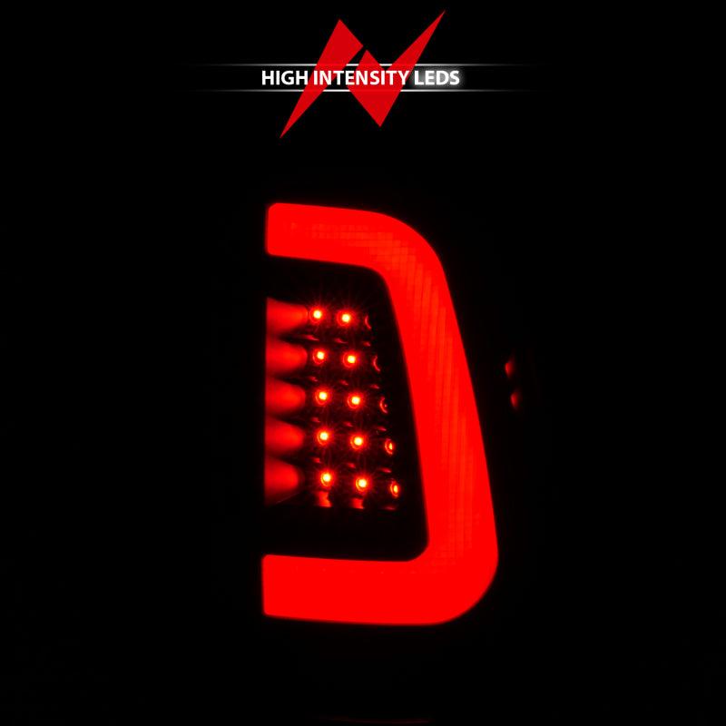 ANZO 2008-2016 Ford  F-250  LED Tail w/ Lights Bar Black Housing Smoke Lens | Too Fast Autoparts | Order Online | Canada & USA Shipping