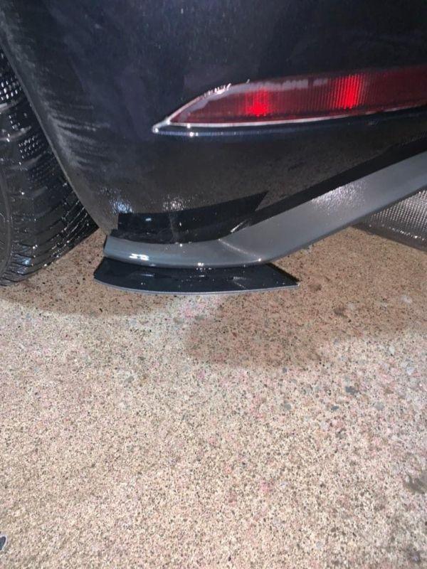 2018+ volkswagen gti mk7.5 Rear Spats  Too Fast Autoparts