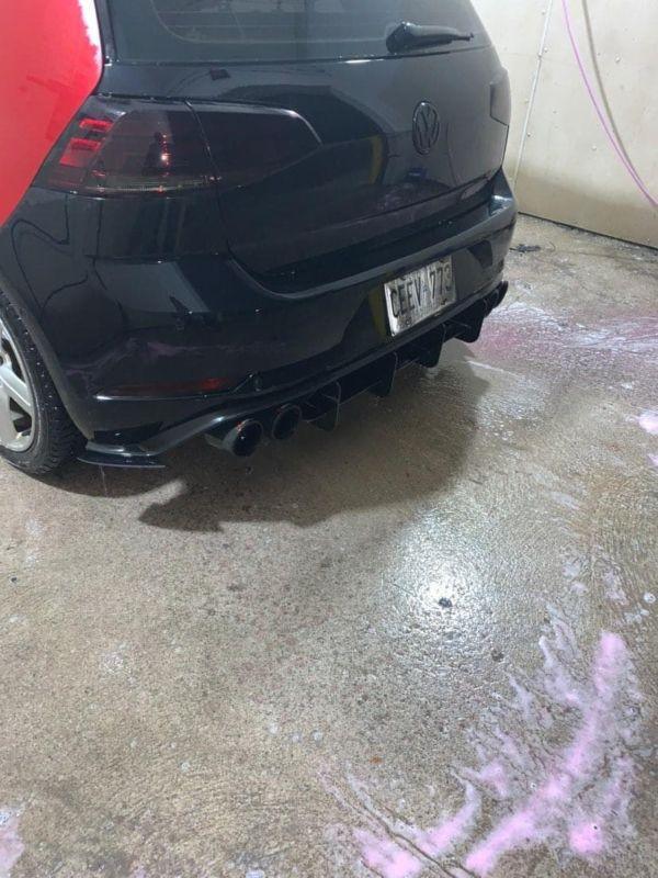 2018+ volkswagen golf GTI mk7.5 rear diffuser+Rear spats  Too Fast Autoparts