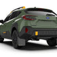 Rally Armor 24-26 Subaru Crosstrek (Wilderness Only) Black UR Mudflap W/Wild-Orange Logo No Drill Re