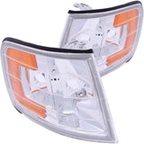ANZO Corner Lights 1994-1997 Honda Accord Euro Corner Lights Chrome w/ Amber Reflector | Too Fast Autoparts | Order Online | Canada & USA Shipping