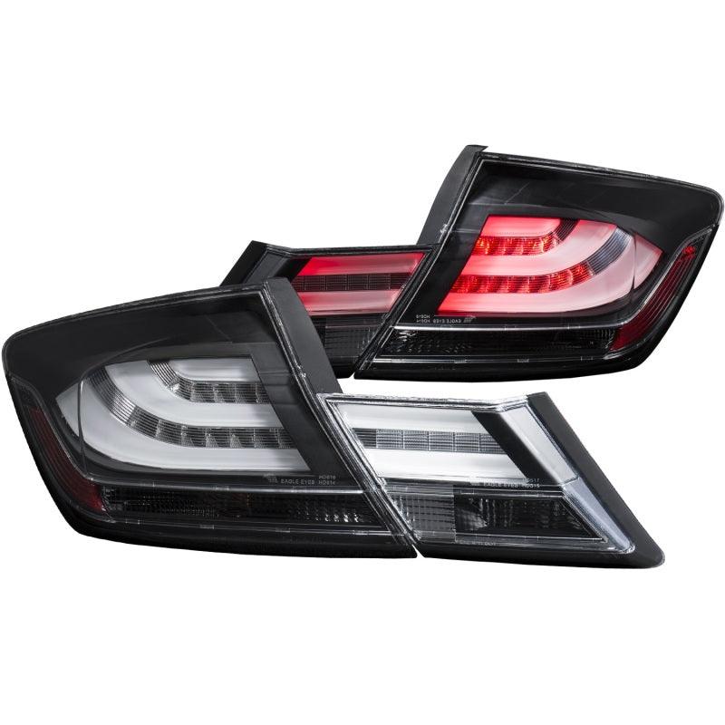 ANZO 2013-2015 Honda Civic LED Taillights Black | Too Fast Autoparts | Order Online | Canada & USA Shipping