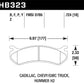 Hawk 06 Chevy Avalanche 2500 / GMC Truck / Hummer Super Duty Street Rear Brake Pads