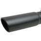 Gibson Rolled Edge Angle-Cut Tip - 4in OD/3.5in Inlet/12in Length - Black Ceramic