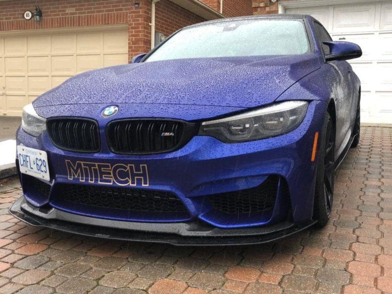 2015+ BMW F8X M3/M4 CS Style Front Splitter  Too Fast Autoparts