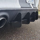 2015+Dodge Charger SCAT PACK/hellcat/daytona 392/srt 392 Rear Diffuser version 2 + Rear Corner spats  Too Fast Autoparts