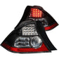ANZO 2004-2005 Honda Civic LED Taillights Black | Too Fast Autoparts | Order Online | Canada & USA Shipping