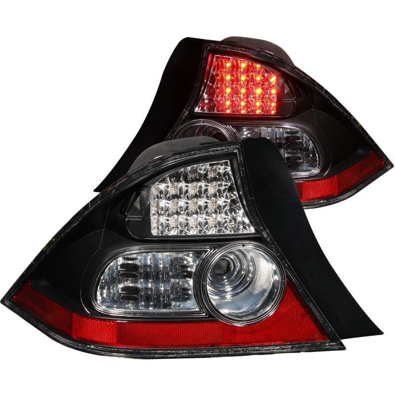 ANZO 2004-2005 Honda Civic LED Taillights Black | Too Fast Autoparts | Order Online | Canada & USA Shipping