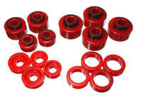 Energy Suspension 99-07 Ford F-250/F-350 SD 2/4WD Crew Cab Body Mount Set - Red