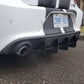 2015+Dodge Charger SCAT PACK/hellcat/daytona 392/srt 392 Rear Diffuser version 2 + Rear Corner spats  Too Fast Autoparts