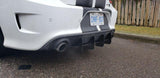 2015+Dodge Charger SCAT PACK/hellcat/daytona 392/srt 392 Rear Diffuser version 2 + Rear Corner spats  Too Fast Autoparts