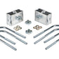 Belltech LOWERING BLOCK KIT 3inch WITH 2 DEGREE ANGLE
