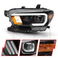 ANZO 2016-2017 Toyota Tacoma Projector Headlights w/ Plank Style Design Black/Amber w/ DRL | Too Fast Autoparts | Order Online | Canada & USA Shipping
