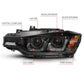 ANZO 2012-2015 BMW 3 Series Projector Headlights w/ U-Bar Black | Too Fast Autoparts | Order Online | Canada & USA Shipping