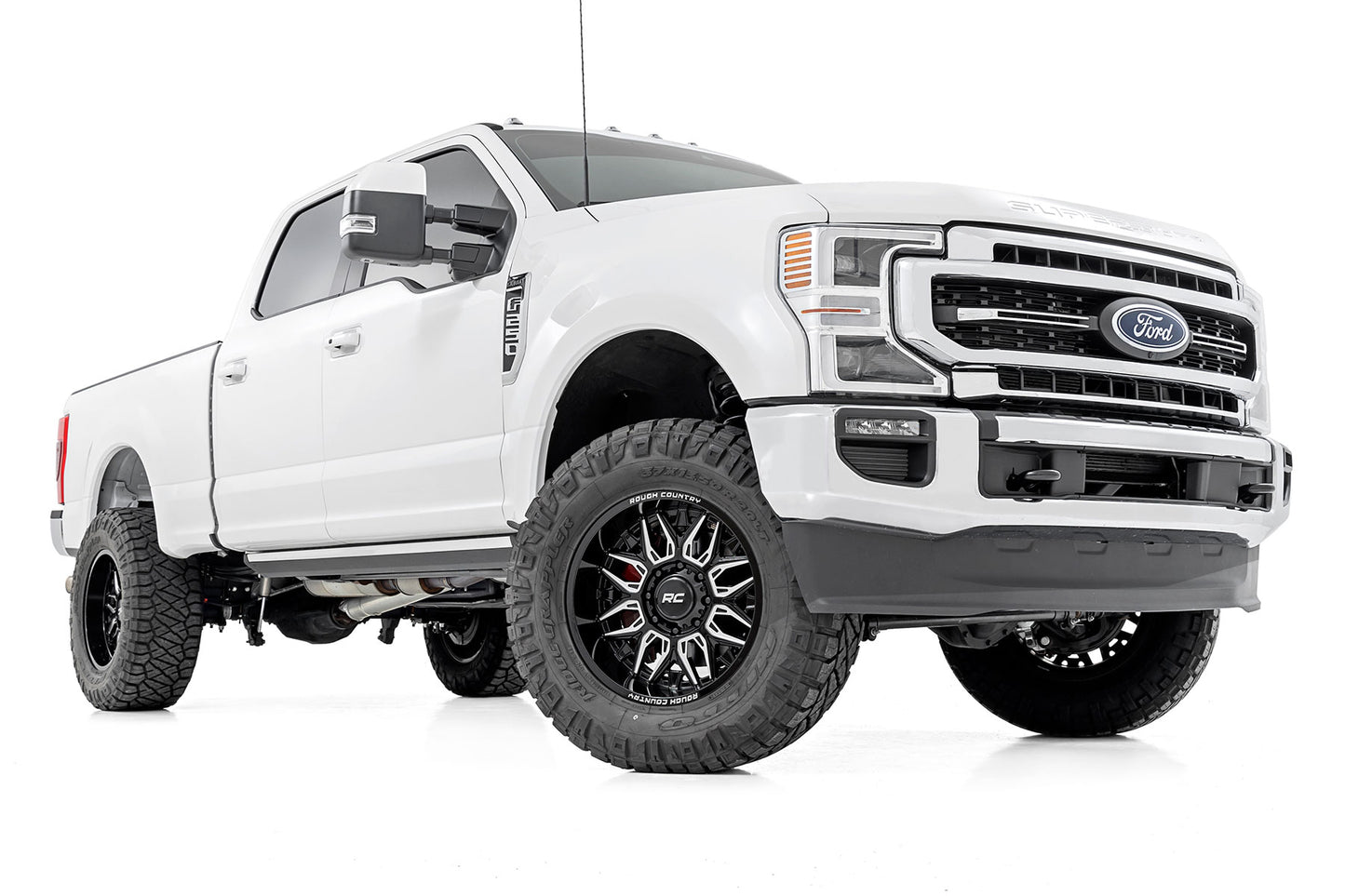 Rough Country 86 Series Wheel | One-Piece | Gloss Black | 20x10 | 5x4.5 | -19mm