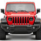 Raxiom 18-23 Jeep Wrangler JL Axial Series 9-In Angel Eye LED Headlights- Black Housing (Clear Lens)