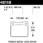 Hawk 65-80 Triumph Spitfire (MKIII/MKIV) DTC-70 Race Front Brake Pads