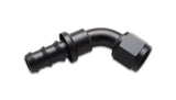 Vibrant Push-On 60 Degree Hose End Elbow Fitting Size -10AN