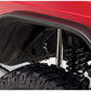 Bushwacker 84-01 Jeep Cherokee Flat Style Flares 2pc - Black