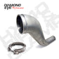 Diamond Eye KIT 4in Downpipe HX40 TURBO-DIRECT FLANGE W/ V-Band CLAMP AL DODGE 94-02