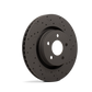 Hawk Talon 2015 Ford Mustang 320mm w/ performance pkg. Drilled and Slotted Rear Brake Rotor Set
