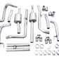 AWE Tuning 4th Gen GM 1500 6.2L 0FG Cat-Back Split Rear Exit (w/ Bumper Cutouts) - Quad Chrome Tips