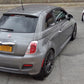 Rally Armor 12-18 Fiat 500 Black UR Mud Flap w/Red Logo