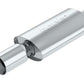 Borla Boomer Muffler Thumper Oval 2-1/4in In 4in Side Round Out