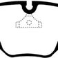 EBC 94-96 BMW 840 4.0 (E31) Greenstuff Rear Brake Pads