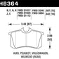 Hawk HPS Street Brake Pads