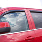 AVS 07-12 Hyundai Santa Fe Ventvisor In-Channel Front & Rear Window Deflectors 4pc - Smoke