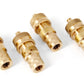 Rugged Ridge Tire Deflator Kit 4-Piece Brass