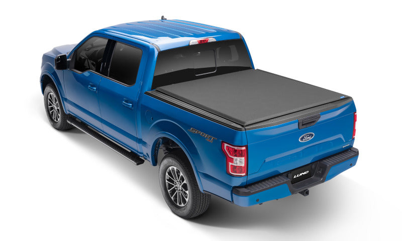 Lund 99-13 Ford F-250 Super Duty (8ft. Bed) Genesis Elite Roll Up Tonneau Cover - Black