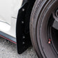 Rally Armor 17-22 Honda Civic Type R Black UR Mud Flap w/White Logo