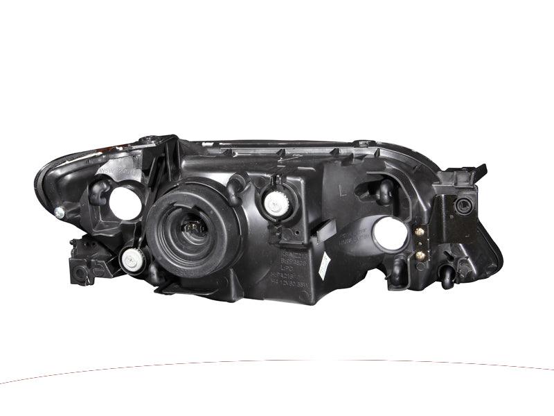 ANZO 2001-2003 Mazda Protege Crystal Headlights Black | Too Fast Autoparts | Order Online | Canada & USA Shipping