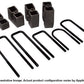 Skyjacker 2007-2014 Cadillac Escalade Suspension Block and U-Bolt Kit