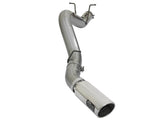 aFe LARGE BORE HD 5in 409-SS DPF-Back Exhaust w/Polished Tip 2017 GM Duramax V8-6.6L (td) L5P | Too Fast Autoparts | Order Online