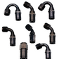 Fragola -8AN Race-Rite Crimp-On Hose End 90 Degree